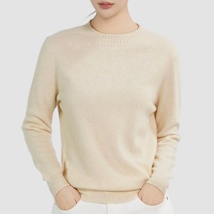 클레이스 울100% 캐시미어 친환경 체온조절 베이직 니트 스웨터