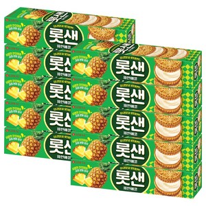 롯데웰푸드 롯데샌드 파인애플, 105g, 10개
