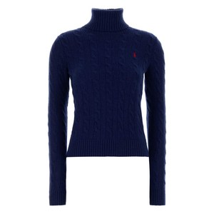 폴로랄프로렌 케이블 니트 터틀 넥 스웨터