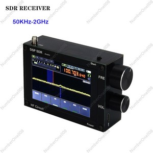 3000MAH HAMGEEK 인치 두꺼운 MALACHITE DSP1 SDR 리시버 GHZ 라디오 단파 배터리 50KHZ 말라카이트