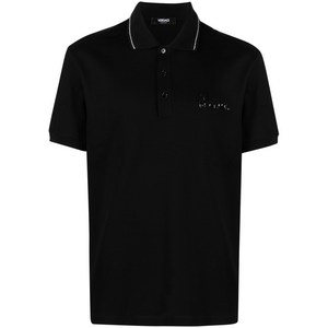 베르사체 베르사체 노티컬 로고 장식 폴로 셔츠