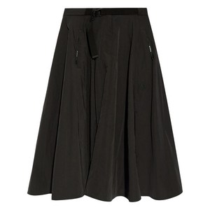 몽클레르 로고 패치 벨트 스커트, 블랙계열, Italy 42(KR 55)