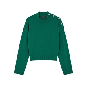 베르사체 모크 넥 스웨터, 그린계열, Italy 42(KR 66)