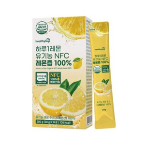 헬씨허그 하루1레몬 유기농 NFC 레몬즙 100% 레몬수 착즙액, 20g, 70개