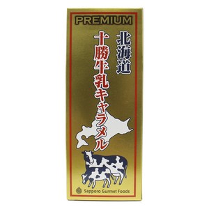 Sapporo Gourmet Foods 프리미엄 홋카이도 토카치 우유 캐러멜, 125g, 1개