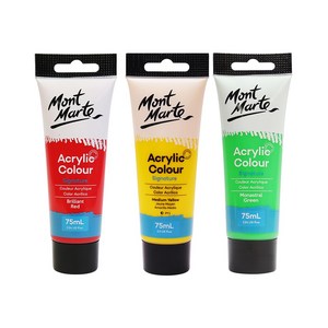 몽마르트 아크릴물감 75ml 택1, 8 Brilliant Red