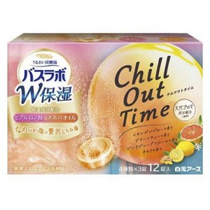 하쿠겐어스 허즈 바스라보 우루오이 탄산탕 W 보습 칠 아웃 타임 12개입, 540g, 1개