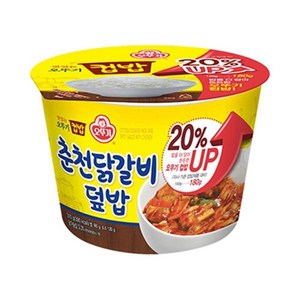 오뚜기 컵밥 춘천닭갈비덮밥, 310g, 4개