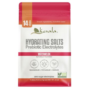 케발라 하이드레이팅 솔트 프리바이오틱 전해질 워터멜론 14개입