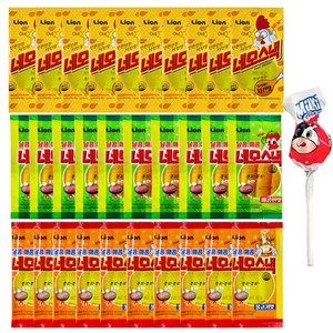 네모스낵 불고기맛 10개 + 매콤한맛 10개 + 후라이드 치킨맛 10개 + 밀키타 캔디, 1세트