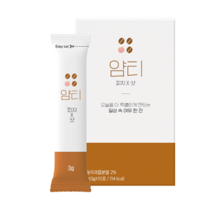 얌티 디카페인 아샷추 피치 샷