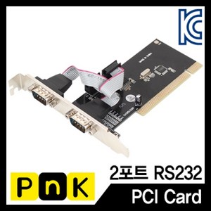 [강원전자] PnK P001A (시리얼카드/RS232/PCI/2pot), 1개