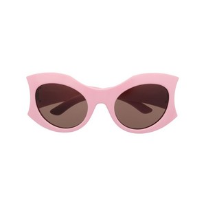 발렌시아가 사이드 로고 장식 디테일 선글라스