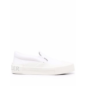 몽클레르 몽클레어 로고 트리밍 슬립온 스니커즈, Europe 39(KR 250), 화이트계열