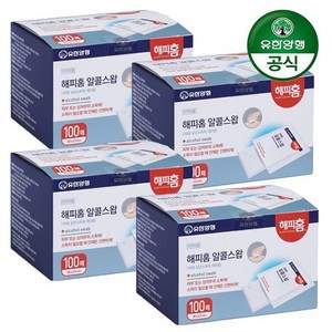 해피홈 알콜 스왑, 100개입, 4개