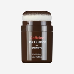 (핫딜/유통기한 25.11.07) 로브로제 카페인 헤어쿠션 12g / 흑채 헤어퍼프, 내추럴브라운(자연갈색), 1개