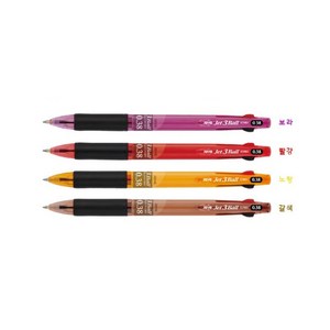 대진상사 0.38mm 제트3볼(4color), 갈색, 1개