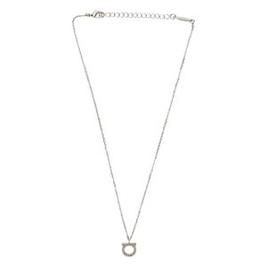 페라가모 간치니 펜던트 크리스털 장식 네크리스