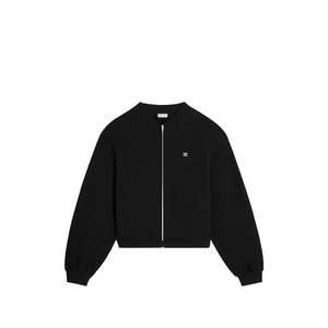 셀린느 테디 벌룬 소매 지퍼 재킷, 블랙계열, XS(KR 44)