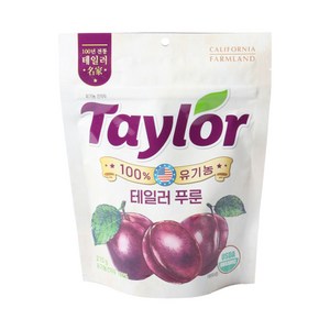테일러 유기농 푸룬건자두, 210g, 5개