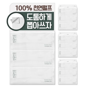 정석대로 뽑아쓰는 3겹 키친타올 무형광 주방 키친타월, 100매, 12개