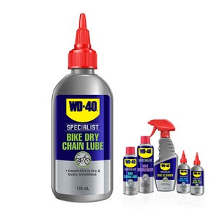 WD40 건식 DRY 120ml 자전거 바이크 오일 체인오일 윤활유, 1개