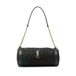 생로랑 세이드 스몰 라피아 숄더 백