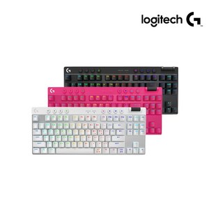 로지텍 PRO X TKL LIGHTSPEED 무선 게이밍 택타일 키보드, 핑크, PRO X TKL 핑크 택타일 갈축, 갈축