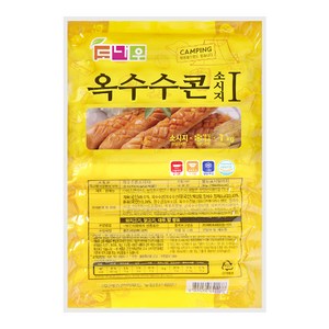 도나우 옥수수콘 소시지 1kg, 1개