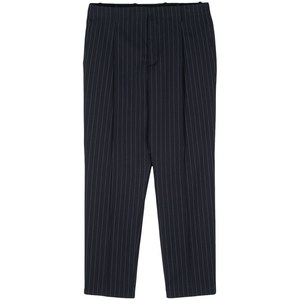 메종키츠네 핀스트라이프 테이퍼드 팬츠, 블루계열, France (bottoms) 50