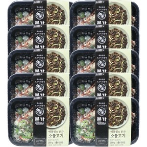 [백종원의 본가] 소불고기 (기프티콘 추첨 증정), 250g, 10개
