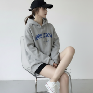 쁘띠엘라 여성 후드 맨투맨 티셔츠 봄 간절기