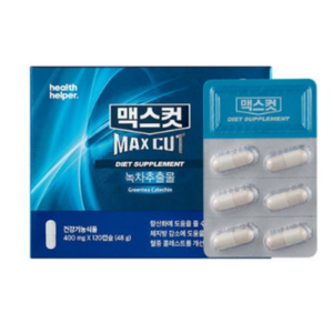 헬스헬퍼 맥스컷 다이어트 보조제, 120캡슐, 400mg, 3개