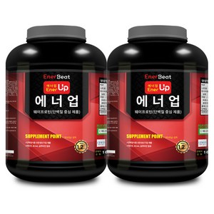 웨이테크 에너업 웨이프로틴 단백질 보충제, 1.2kg, 2개