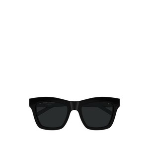 생로랑 로고 장식 스퀘어 프레임 선글라스, 53, 블랙계열