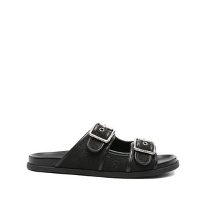 구찌 double-buckle leather sandals, UK 8.5(KR 275), 블랙계열