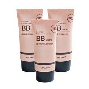 코코앤코 코코넛 래디언스 에센스 비비크림 SPF50+ PA++++ 50ml, 3개