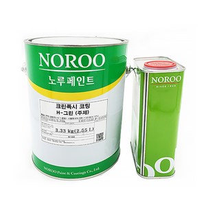 [노루표페인트] 에폭시페인트 크린폭시 용제형 에폭시 상도 4L, 녹색, 1개, 4000ml