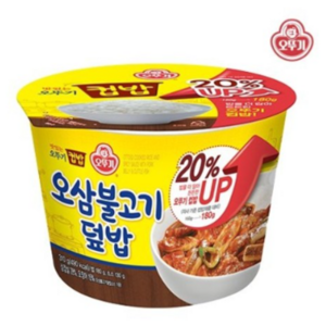 오뚜기 맛있는 컵밥 오삼불고기 덮밥, 310g, 6개