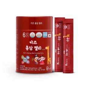 6년근 키즈홍삼 젤리 딸기맛 (15g x 30포), 1개, 450g