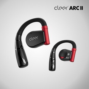 클리어 아크2 오픈형 블루투스이어폰 ARC2, 스포츠 에디션 블랙 레드, CleerARC2
