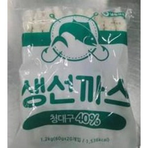 생선까스 가토코 1.2kg(60g x 20ea) 냉동, 1개, 단품