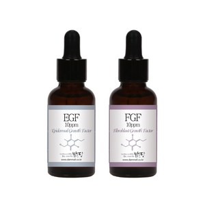 맑을담 EGF FGF 10ppm 2종세트 앰플 원액, EGF+FGF10ppm 30ml, 30ml