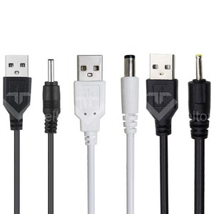 (주)승원전자 USB전원 충전케이블 DC전원공급충전케이블, USB to DC001-DC5.5~2.1케이블1M, 1개