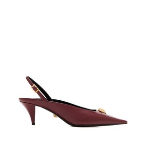 베르사체 라 메두사 슬링백 펌프스 55mm, Italy 39.5(KR 265), 레드계열
