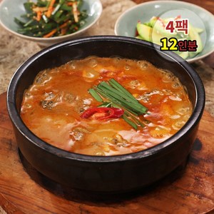 [당일발송] 힘센 장어탕 100% 국내산 자포니카 민물 장어 건더기 듬뿍 원기회복 보양식, 4개, 800g