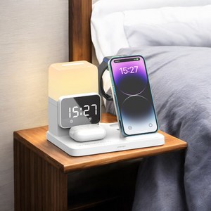 [6in1] 맥세이프충전기 고속 무선 아이폰 갤럭시 거치대, 갤럭시워치 전용, 1개