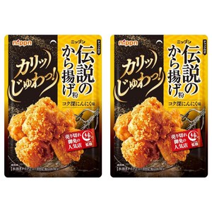 닛픈 전설의 닭 튀김 가루 마늘맛, 100g, 2개