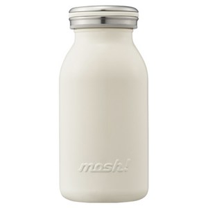 모슈 레트로 우유병 스타일 보온 텀블러 DMNMB, 380ml, 밀크, 1개