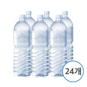 제주삼다수 그린 무라벨, 2L, 24개